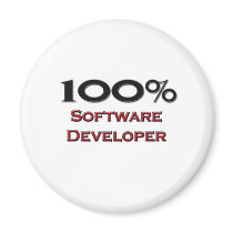 100 Percent Software Developer magnets by professions 100 Percent Software Developer magnets
