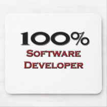 100 Percent Software Developer mousepads by professions 100 Percent Software Developer mousepads