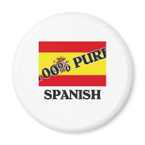 100 Percent SPANISH magnets by flagshirt 100 Percent SPANISH magnets