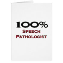 100 Percent Speech Pathologist cards