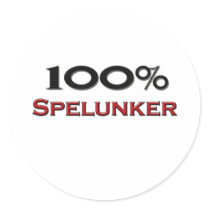 100 Percent Spelunker stickers