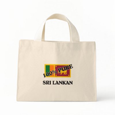 100 Percent SRI LANKAN Canvas Bags by flagshirt