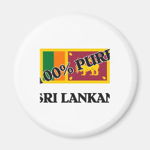 100 Percent SRI LANKAN Refrigerator Magnets