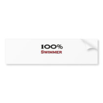 100 Percent Swimmer bumper stickers by professions 100 Percent Swimmer bumper stickers