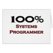 100 Percent Systems Programmer cards by professions 100 Percent Systems Programmer cards