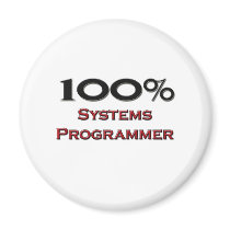 100 Percent Systems Programmer magnets
