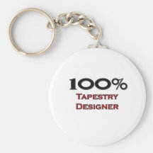 100 Percent Tapestry Designer Key Chain