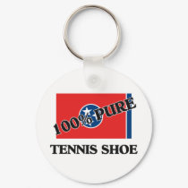 100 Percent Tennis Shoe keychains by flagshirt 100 Percent Tennis Shoe keychains