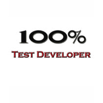 100 Percent Test Developer t-shirts