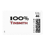 100 Percent Tinsmith Postage Stamp