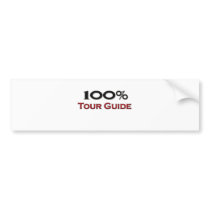 100 Percent Tour Guide bumper stickers