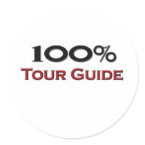 100 Percent Tour Guide stickers