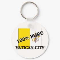 100 Percent VATICAN CITY keychains