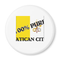 100 Percent VATICAN CITY magnets