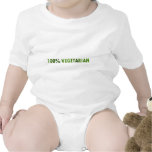 100 PERCENT VEGETARIAN BABY BODYSUITS