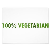 100 PERCENT VEGETARIAN INVITATIONS