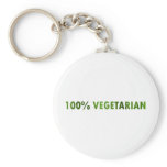 100 PERCENT VEGETARIAN KEY CHAIN