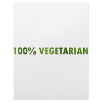 100 PERCENT VEGETARIAN letterhead by RescueCat 100 PERCENT VEGETARIAN letterhead