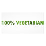 100 PERCENT VEGETARIAN CUSTOM PHOTO CARD