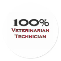 100 Percent Veterinarian Technician stickers by professions 100 Percent Veterinarian Technician stickers