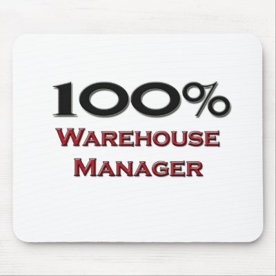 100 Percent Warehouse Manager Mouse Mat by professions
