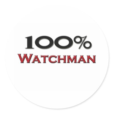 100 Percent Watchman Sticker by professions