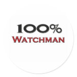 100 Percent Watchman stickers