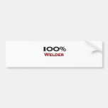 100 Percent Welder Bumper Sticker