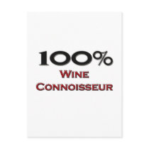 100 Percent Wine Connoisseur postcards