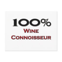 100 Percent Wine Connoisseur postcards