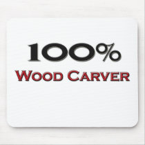 100 Percent Wood Carver mousepads