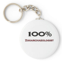 100 Percent Zooarchaeologist Keychain