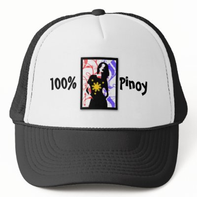 100% Pinoy CAP Hat by MITCHWELLSDESIGN