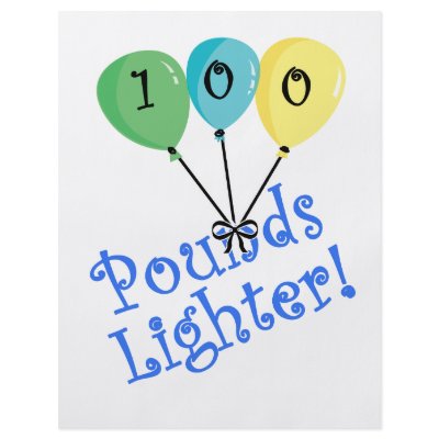 100 Pounds Lighter! Personalized Flyer by nikiclix