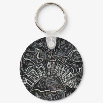 100 Proof many faces logo keychains