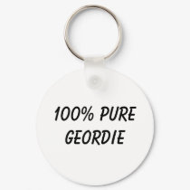 100% Pure Geordie keychains