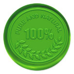 100% Pure & Natural Wax Seal Sticker