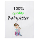 100% quality babysitter flyers