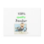 100% quality banker postcards