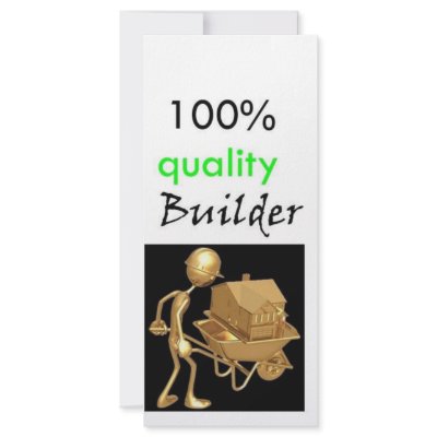 100% quality builder rack card by Dillydoo