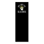 100% Real Live Bluesman Book Mark Business Card Template