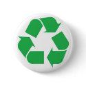 100% Recycled Paper Button by darshe40 100% Recycled Paper Button
