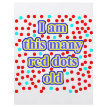 100 Red Dots Old Personalized Flyer
