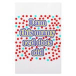 100 Red Dots Old Stationery