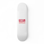 100% Single Skateboard Deck