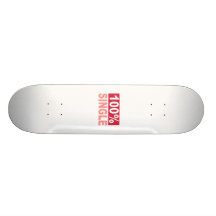 100% Single Skateboard Deck
