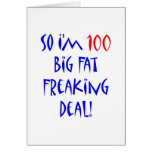 100 So I'm 100 ... Cards