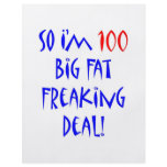 100 So I'm 100 ... flyers