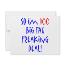 100 So I'm 100 ... Announcement