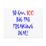 100 So I'm 100 ... Postcard